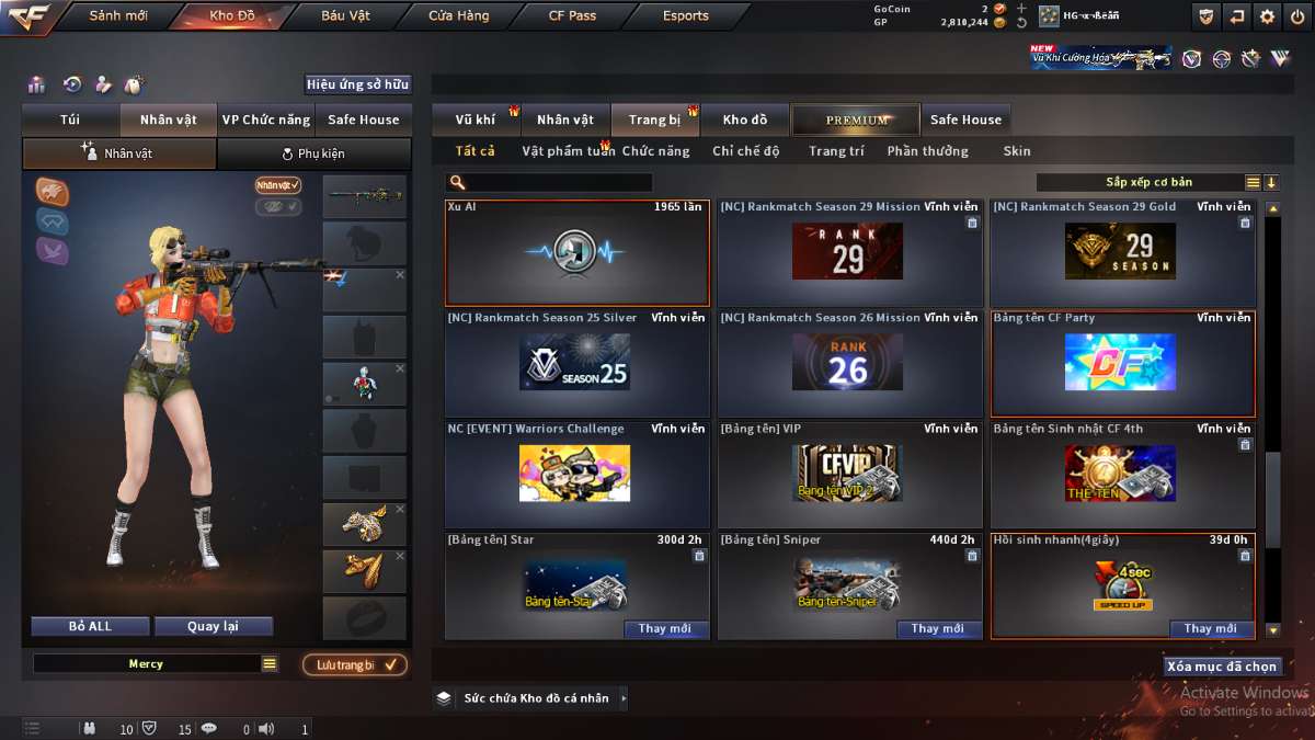 shop acc cf uy tin gia re